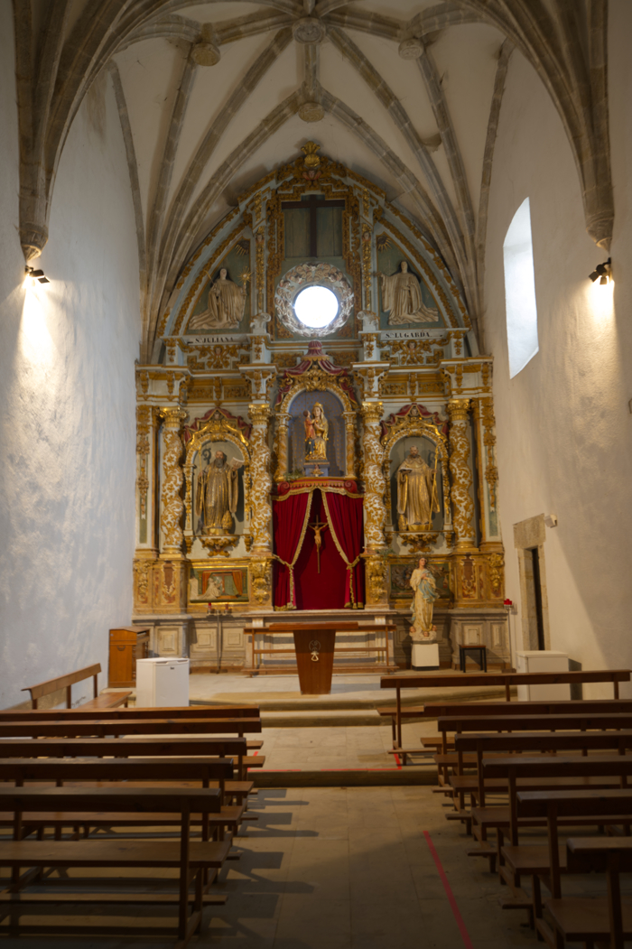 Cabecera de la iglesia del monasterio de Barría